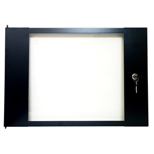 9U Rack <b>Cabinet</b> Lockable Tempered Glass Door <b>Network</b> <b>Cabinet</b> - Product Image 1