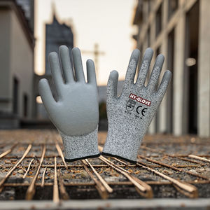 Seviye 5 CE belgelendirme el koruma PU kaplı ahşap çalışma kesim dayanıklı Guantes Anticorte koruyucu eldiven Anti-Cut eldiven - Product Image 3