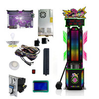 Machine de test de force de frappe commerciale à monnayeur, jeu d'arcade, pour centre de divertissement familial, en plastique, version anglaise