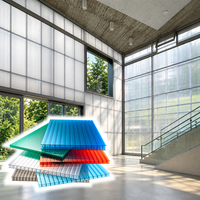 Plaque de polycarbonate multicouche de qualité supérieure, légère, insonorisée, résistante, écologique, anti-corrosion pour plafond
