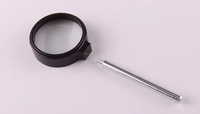Produits d'enseignement de la physique pour le collège : Ensemble de miroirs plats avec support, prisme à lentille haute et support de miroir, pour lentilles concaves et convexes, Kit scientifique scolaire