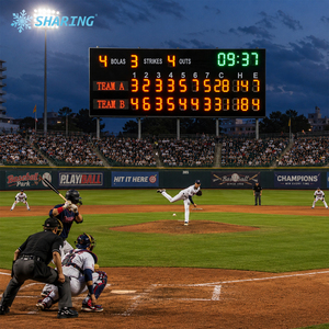 Grand écran d'affichage LED pour tableau de scores électronique de baseball en plein air, avec chiffres multicolores pour les stades sportifs - Product Image 6