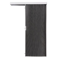 Stores verticaux manuels à blocage de lumière pour portes coulissantes, tissus de haute qualité, personnalisation économique des dimensions, vente directe