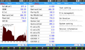 760-1100nm <span class=keywords><strong>LED</strong></span> 광 스펙트럼 테스터 니르 분광계 OHSP350IRF 펄스 광 측정 - Product Image 2