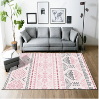Tapis de jeu moderne rectangulaire en polyester tufté à l'ordinateur avec imprimé animal 3D, motif boutons de console de jeu, paillasson antidérapant pour gamer