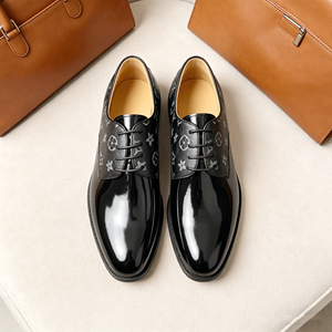 Colección de Bodas 2026, <span class=keywords><strong>Zapatos</strong></span> de Esmoquin Clásicos para <span class=keywords><strong>Hombre</strong></span>, <span class=keywords><strong>Negros</strong></span>, con Brillo Espejo, de Cuero <span class=keywords><strong>Charol</strong></span>, Oxfords, <span class=keywords><strong>Zapatos</strong></span> Formales para Caballero - Product Image 5