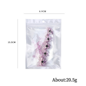 Soporte de Práctica para Uñas Transparentes con Efecto Láser Aurora Serie Mariposa, Soporte para Joyería de Uñas Largas, Lote Qt0825, 5 Piezas - Product Image 6