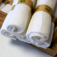 Serviette de maquillage 100% en bambou biologique, serviette pour le visage, accessoire de beauté
