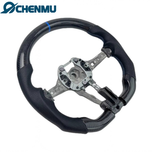 Volante <span class=keywords><strong>de</strong></span> marco <span class=keywords><strong>de</strong></span> fibra <span class=keywords><strong>de</strong></span> carbono estilo deportivo M en forma <span class=keywords><strong>de</strong></span> D para BMW F30 F10 F31 F15 F16 F34 F36 F20 FEver-Carbon Racing ECR - Product Image 1