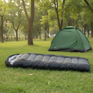 Sacco <span class=keywords><strong>a</strong></span> <span class=keywords><strong>Pelo</strong></span> Invernale Impermeabile Antimacchia in Poliestere con Cappuccio, Portatile per Campeggio, Prezzo di Fabbrica - Product Image 2