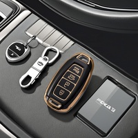 Housse de protection souple en TPU pour porte-clés, compatible avec Hyundai Palisade Elantra Kona Azera Santa Santa Fe, accessoires pour clés de voiture
