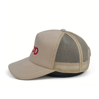 Casquette Trucker Unisexe Rayée Tendance pour Affaires, Pêche, Activités de Plein Air et Travail Hivernal, 5 Panneaux, Dos en Maille, 100% Coton, Respirante et Imperméable