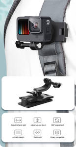 Soporte de abrazadera para cinturón de hombro de cámara 360, correa para mochila, montaje de Clip rápido para GoPro Hero 13 12 DJI Osmo Action 5 Go Pro Insta360 X5 - Product Image 3