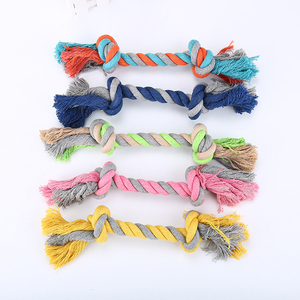 Groothandel Duurzaam Katoen Huisdier Kauwen Touw Speelgoed Voor Honden Tanden Reinigen Kleine Maat - Product Image 2