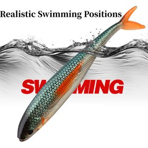 Esca Morbida Galleggiante OEM di Alta Qualità 120mm 9g in PVC con Coda a <span class=keywords><strong>Cuneo</strong></span> per Pesca in Acqua Salata di Tonno, Marlin, Spigola e Attrezzatura da Pesca Oceanica - Product Image 5