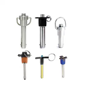 China manufacturer supply 304,Stainless Steel button handle T L Hand Push Quick Release Pin Ball Lock Pin/