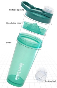 Bán buôn biểu tượng tùy chỉnh phòng tập thể dục thể thao nhựa Protein Shaker chai cấp thực phẩm ngoài trời uống chai nước - Product Image 6