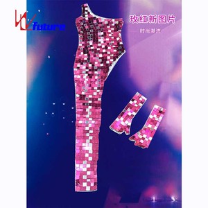 Bikini Sexy pour femmes costume de danse de salon adulte unisexe soutien-gorge Costumes courts avec Design miroir Performance menant des costumes de danse - Product Image 2