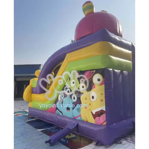 Toboggan gonflable personnalisable de haute qualité / château gonflable avec toboggan sec - Product Image 5