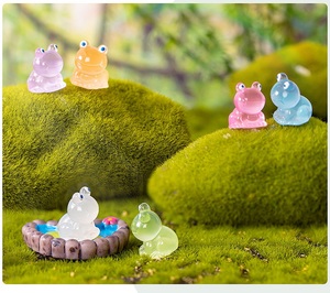 ตุ๊กตากบเรืองแสงในที่มืดของตกแต่งบ้านตุ๊กตาสัตว์ขนาดเล็ก - Product Image 6