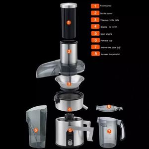 Extracteur de jus centrifuge électrique Cafulong <span class=keywords><strong>1200W</strong></span> sans BPA, 5 vitesses, contrôle LCD, boîtier en acier inoxydable, taille de l'alimentateur 75 mm pour usage domestique - Product Image 4