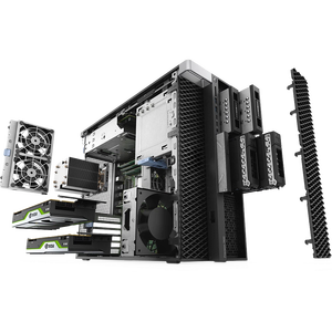 Station de travail graphique Tower 7820 pour designers, ordinateur de bureau avec 16 Go de mémoire, options 64 Go et 8 Go, serveur GPU puissant - Product Image 3
