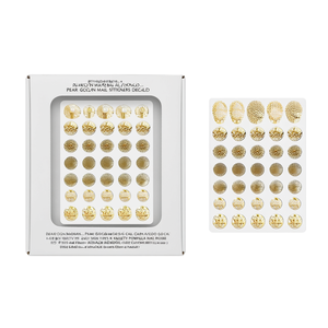 Pearl Gold <b>Nail</b> Stickers <b>Decals</b> 6 Types Included In Case Daily Skin Care All Skin Types K Beauty Formula <b>Nail</b> Care Product - Product Image 2