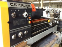 Tour parallèle CS6266C, alésage de broche 105 mm, tour manuel robuste pour usinage et taraudage