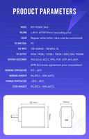 Chargeur universel USB-C PD PPS super rapide GaN pour téléphone portable 45W 60W 65W pour Apple iPhone Samsung Xiaomi Mi Redmi Realme
