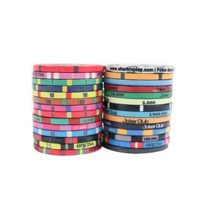 <span class=keywords><strong>Jetons</strong></span> en céramique de casino de couleur personnalisée <span class=keywords><strong>jetons</strong></span> de jeu de <span class=keywords><strong>blackjack</strong></span> baccarat de haute qualité pièces de monnaie imprimées logo pièces commémoratives - Product Image 4