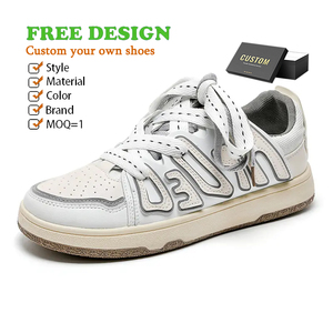 Chaussures de sport décontractées en cuir véritable de haute qualité, style course et marche, modèle <span class=keywords><strong>AF</strong></span> <span class=keywords><strong>1</strong></span>, pour basketball et skateboard, personnalisables en usine - Product Image 2