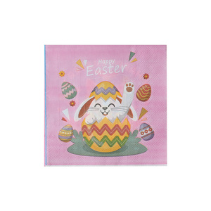 <b>Easter</b> cartoon bunny <b>napkins</b>, cute holiday print, party <b>napkins</b>, disposable tissues wholesale. - Product Image 5