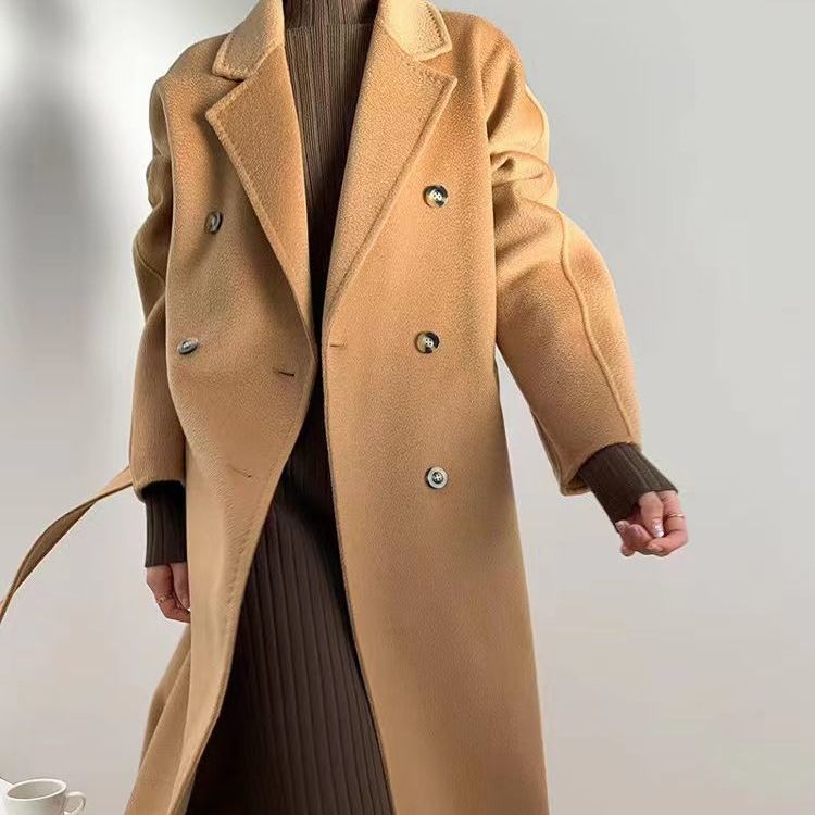 Plus Size Camel Coats Stylish Warm Winter Fashion