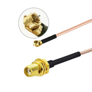 สายเคเบิล RG316 แบบหัวต่อ F Type ตัวผู้ แบบ Crimp ไปยังหัวต่อ TS9 ตัวผู้ สายโคแอกเชียล RG316 RG178 สาย PVC RG58 สำหรับอุปกรณ์ RF ความยาว 25 ซม. 10 ซม. 15 ซม. 50 โอห์ม M58 - Product Image 3
