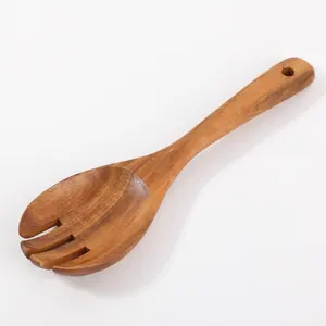 Wholesale Customizable Home Utensils Kitchen Accessories Eco-Friendly Natural Wood Non Stick Spoons Spatulas