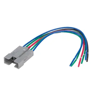 Venta caliente Conector de cableado de enchufe de 22mm para enchufe de cable de luz de cadena de extensión de botón exterior de Metal Dia