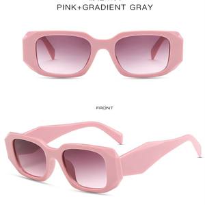 DL lunettes mode irrégulière carré Vintage femmes nuances pas cher Multi couleurs rétro métal charnière Lentes De Sol lunettes De soleil 2021 - Product Image 5