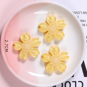 Ausgewählte Süße und Frische Kleine Kirsch-Harz-Accessoires, DIY Creme-Klebstoff Handyhülle Aufbewahrungsbox, Schönheits-Aufkleber - Product Image 3
