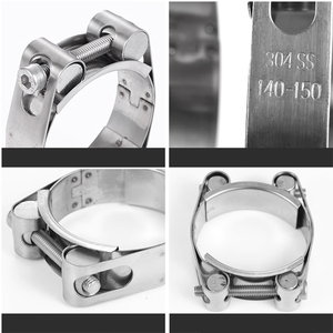 Bề mặt mịn đôi ban nhạc kẹp với ổ cắm đầu Nắp vít - Product Image 4