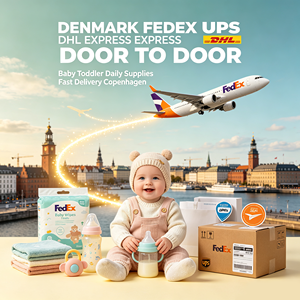 Danemark FedEx UPS DHL Express Porte <span class=keywords><strong>à</strong></span> Porte pour les Fournitures Quotidiennes des Bébés et des Tout-Petits Livraison Rapide <span class=keywords><strong>Copenhague</strong></span> - Product Image 1
