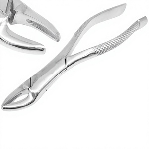 Forceps manuels dentaires de qualité supérieure pour l'extraction des incisives, des canines, des premiers et des deuxièmes molaires, des dents supérieures et inférieures, extraction orale, fabrication allemande - Product Image 1