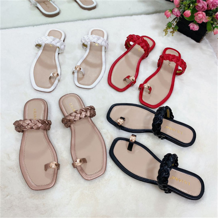 Summer Women's Sandals Slippers Non-Slip Flip Flops Flat Slides Sandals for Women And Ladies