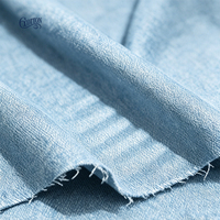 Tela vaquera pesada 7*7 OE 410GSM, 50/50 algodón poliéster, 180cm, sarga izquierda, sin elasticidad, para chaquetas y jeans pesados 7s OE