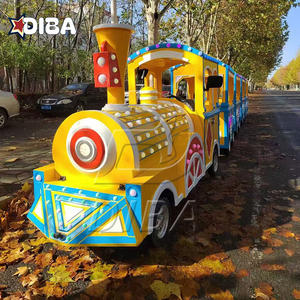 Grande Trenino Elettrico per Bambini, Attrezzatura per Parchi Divertimento all'Aperto, Trenino Senza Binari per Bambini - Product Image 5