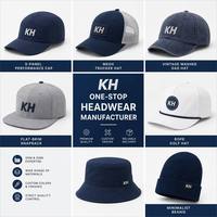 Casquette de baseball personnalisée de performance, certifiée BSCI, OEM, imperméable, découpée au laser, 5 panneaux, pour marques IP