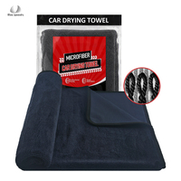 Serviette de séchage microfibre rouge 1600 GSM pour moto et voiture, certifiée ISO9001, idéale pour le lavage automobile, vente en gros OEM