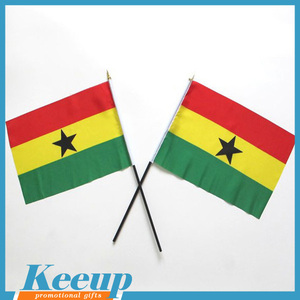 Drapeaux à main imprimés sur mesure - Toutes tailles/designs de pays, ajoutez votre logo pour les événements sportifs/promotions/fêtes - Product Image 2