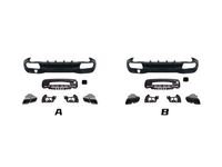 Nouvel ensemble de pare-chocs arrière et kits de pointes d'échappement pour GT Style X290 2020 de haute qualité