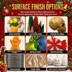Décoration de Noël en gros : Père Noël lumineux moulé par soufflage pour le marché nord-américain – Idéal pour les grossistes et les achats en vrac - Product Image 4