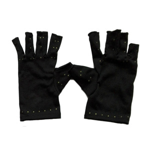 Guantes elásticos de medio dedo con revestimiento adhesivo para fitness, ciclismo, escalada de montaña, protección de la palma, material de nailon - Product Image 5